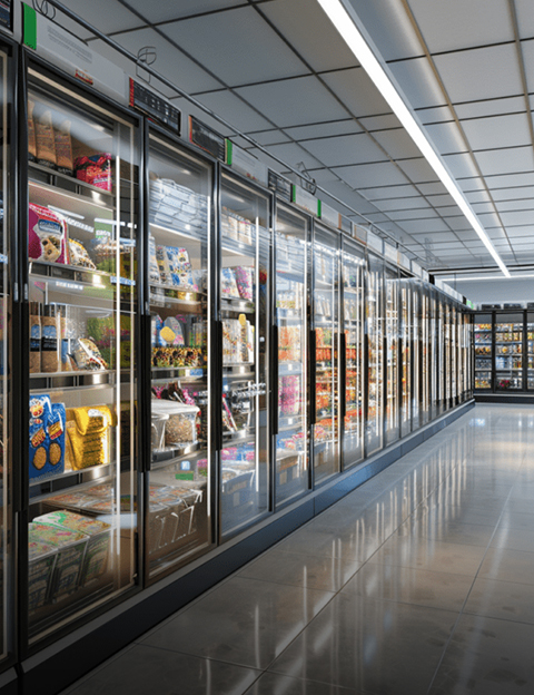 Convenience Stores Refrigerating Cabinet