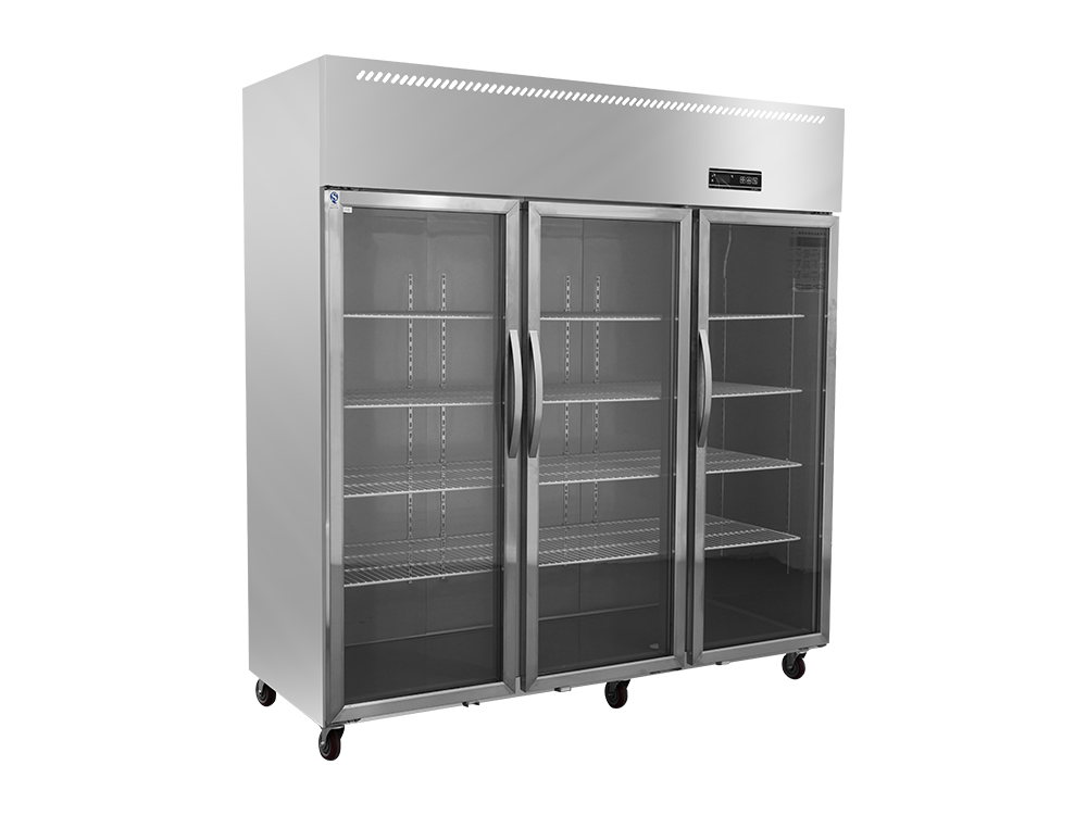 Chiller/freezer Large Three-door Glass Door Fan Cooling