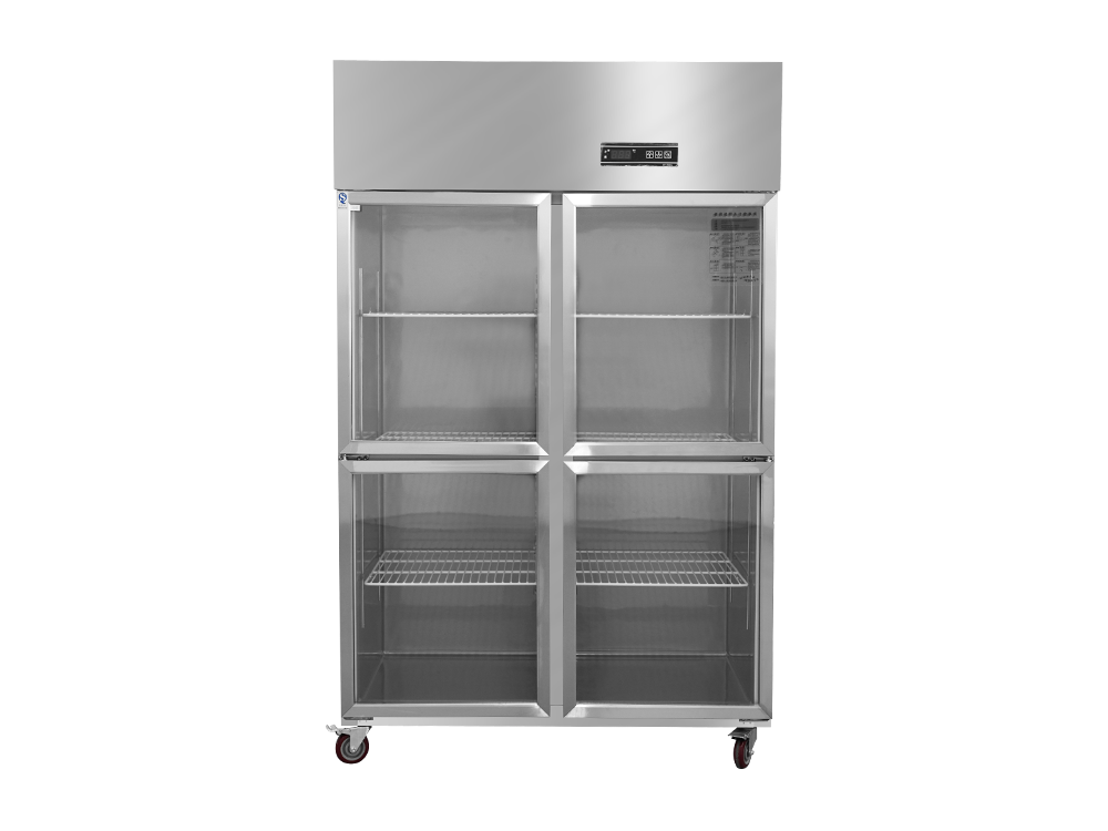 Chiller/freezer/Refrigerator Four-door Glass Door Fan Cooling
